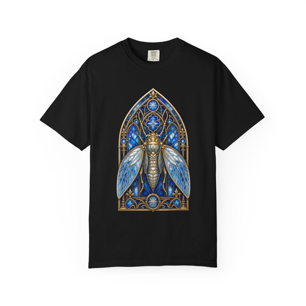Cathedral Cicada Stained Glass Graphic Tee