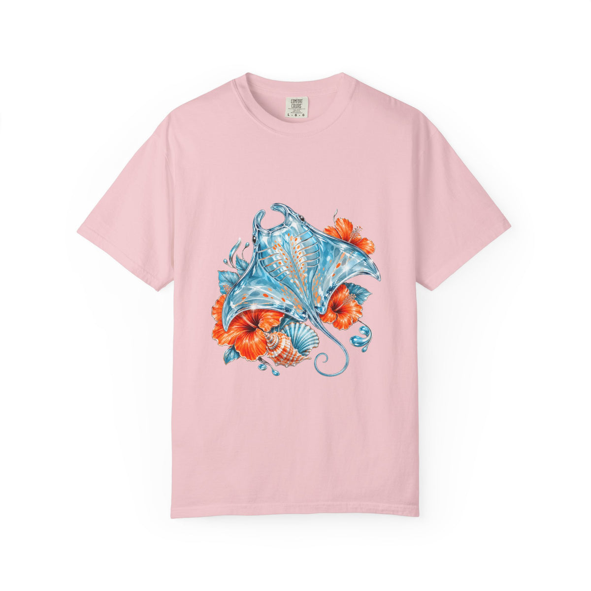 Y2K Surfcore Glass Stingray T-Shirt Graphic