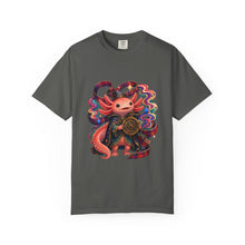 Psychedelic Plaid Axolotl Graphic Tee
