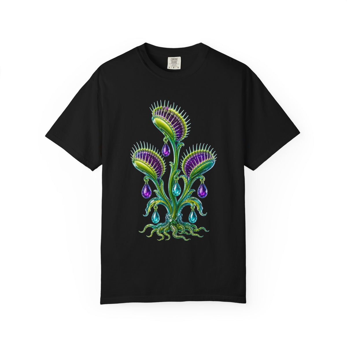 Glass Venus Flytrap Jewel Trap Graphic Tee