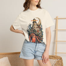 Cosmic Hermit Crab Lighthouse Graphic T-Shirt