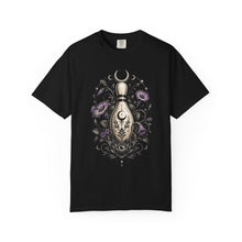 Blackwork Moonlit Garden Bowling Relic T-Shirt Graphic