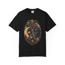 Quilted Astronomy Scissors T-Shirt Graphic