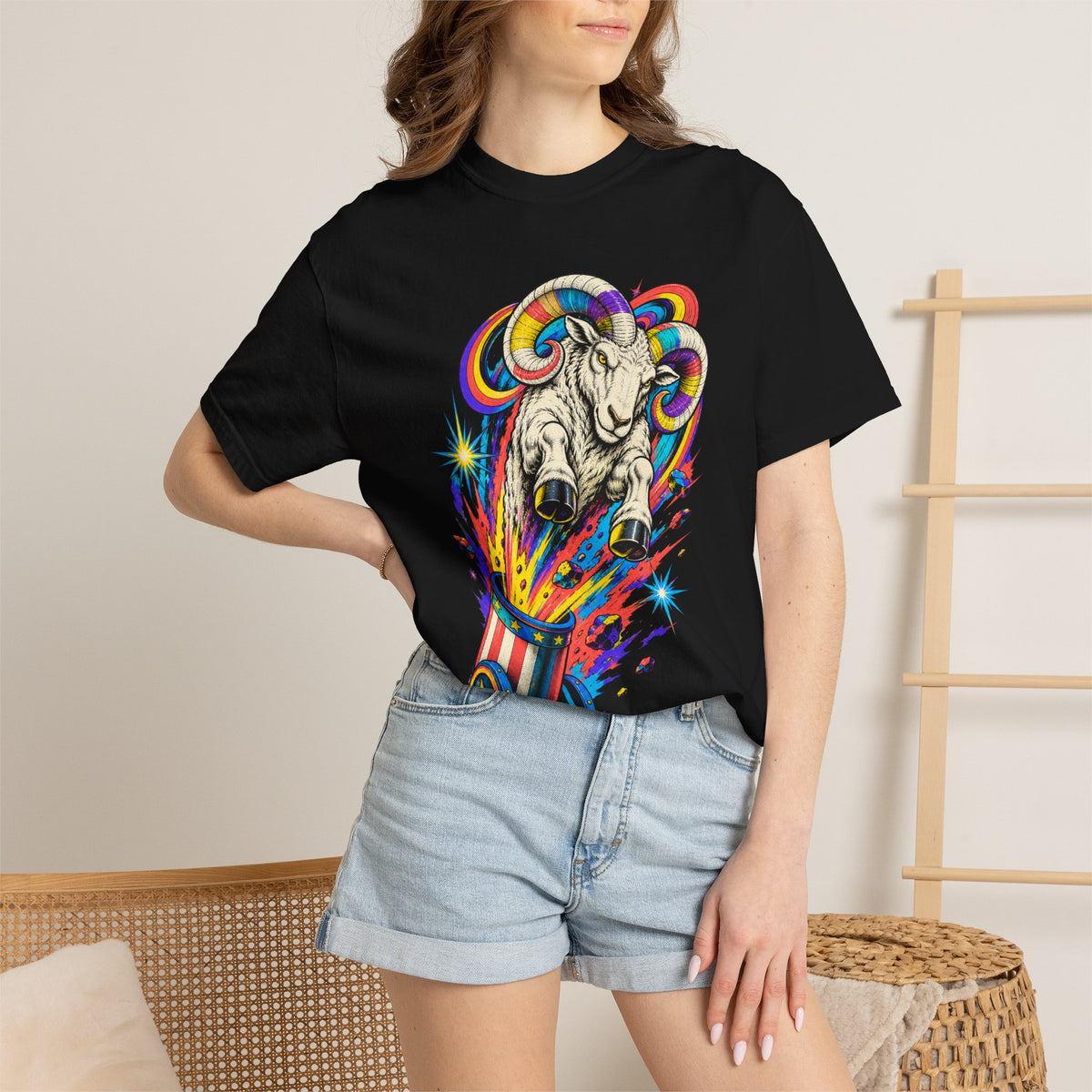 Meteor Ram Cannonball Cosmic Sideshow Graphic Tee