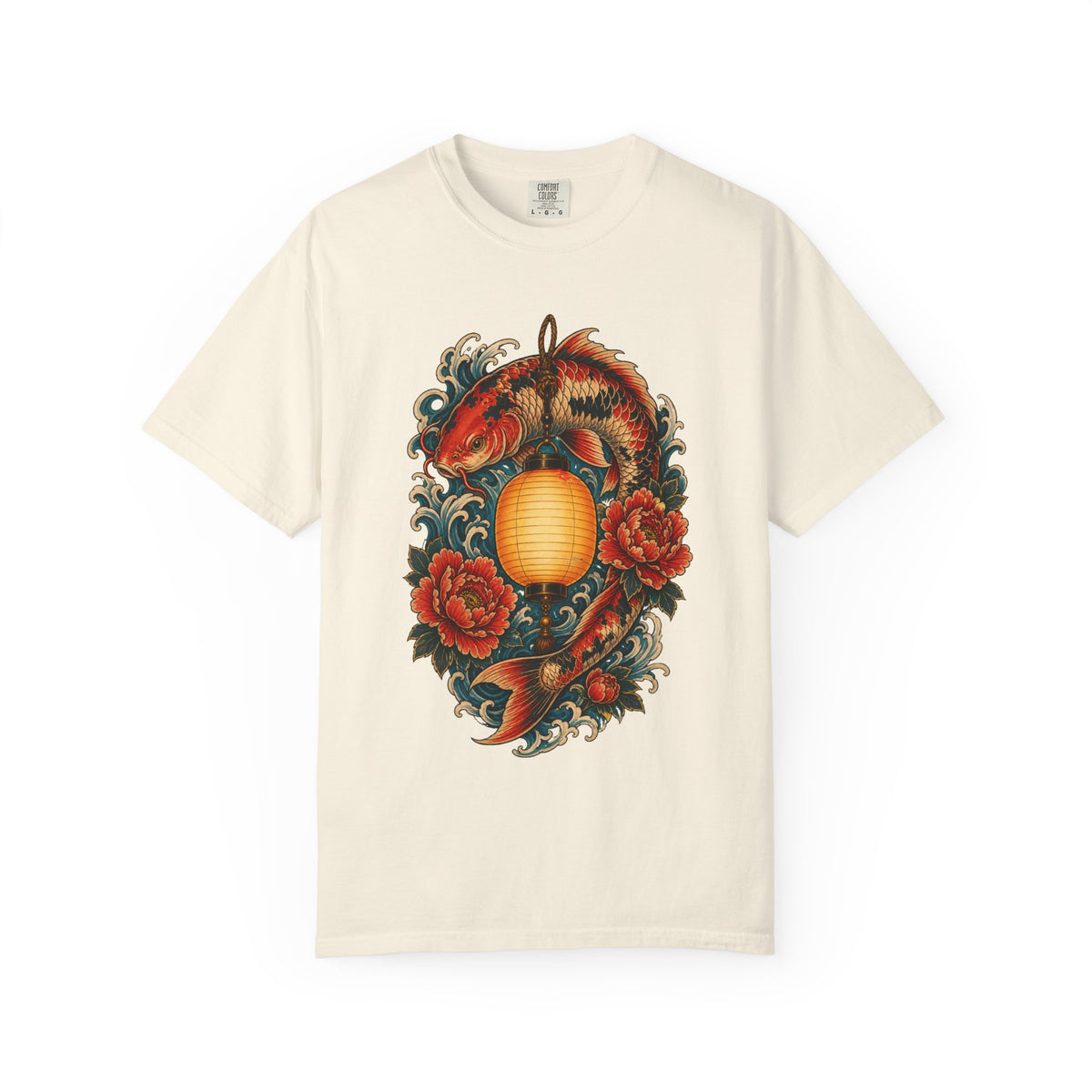 Tattoo Flash Lantern Carp Graphic Tee