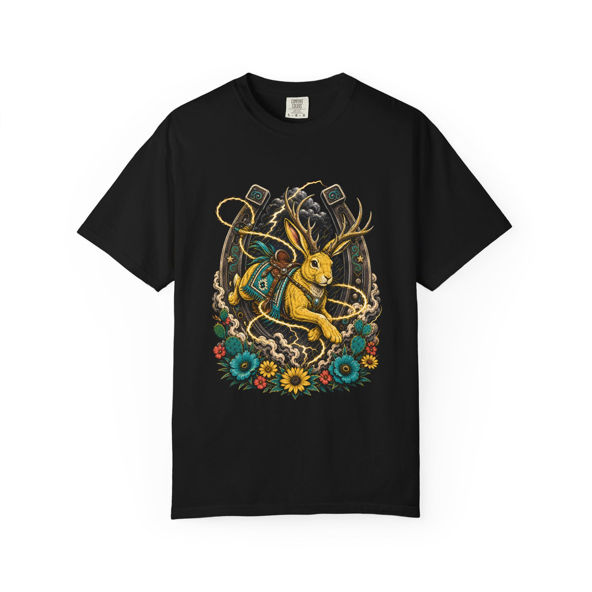 Canary Jackalope Storm Rider T-Shirt Graphic