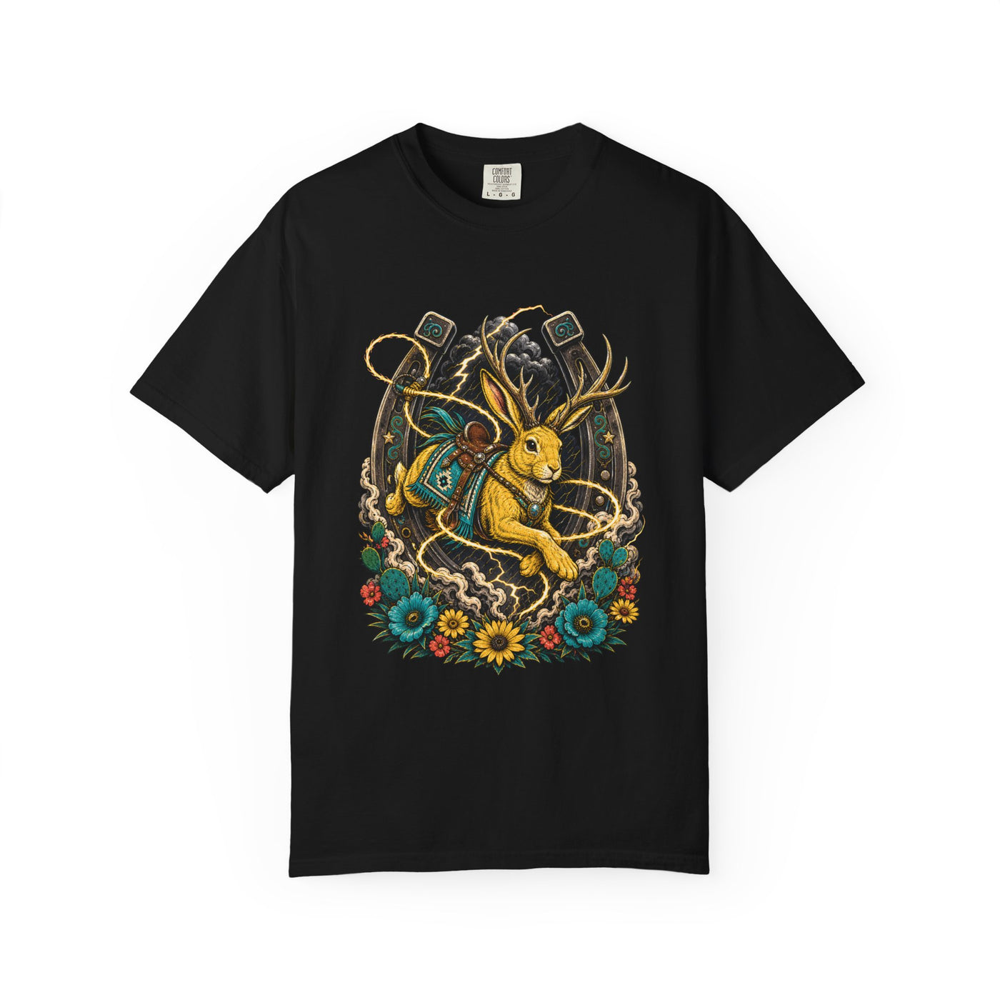 Canary Jackalope Storm Rider T-Shirt Graphic