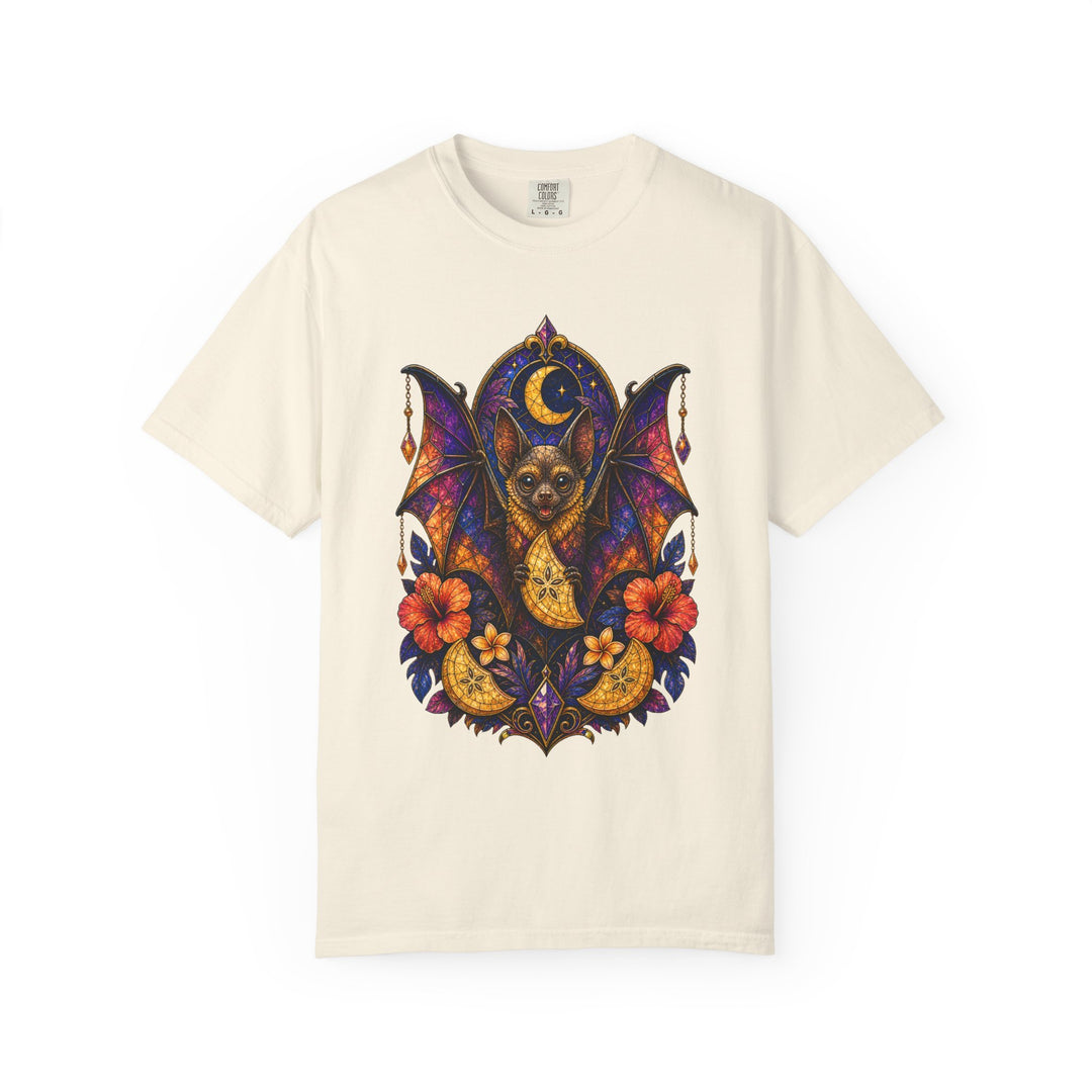 Stained Glass Fruit Bat T-Shirt Graphic