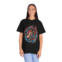 Abyss Koi Dragon Neon T-Shirt Graphic