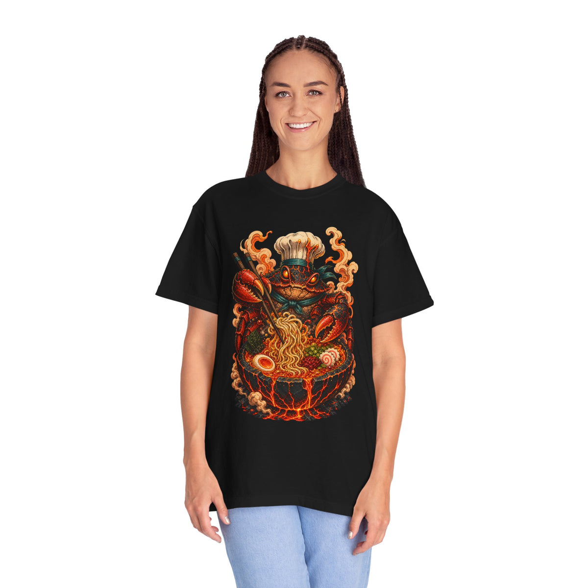 Volcano Ramen Crab T-Shirt Graphic