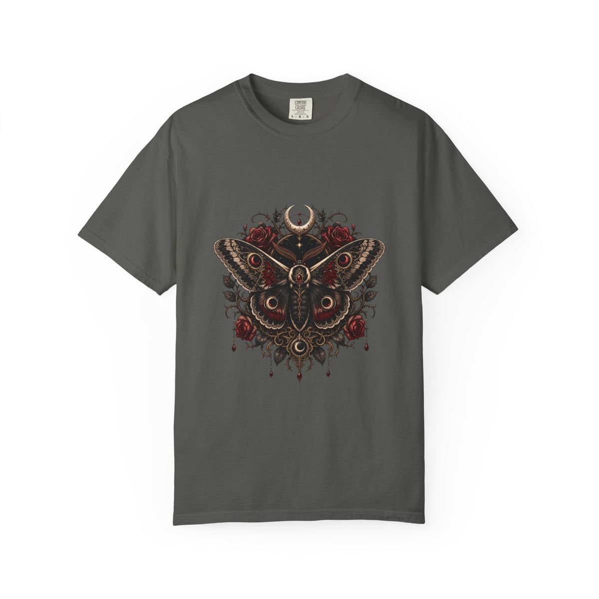 Gothic Moth Oracle T-Shirt Graphic