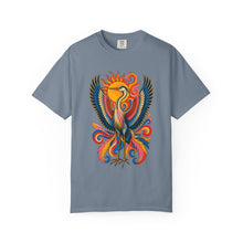 Psychedelic Solar Heron Graphic Tee