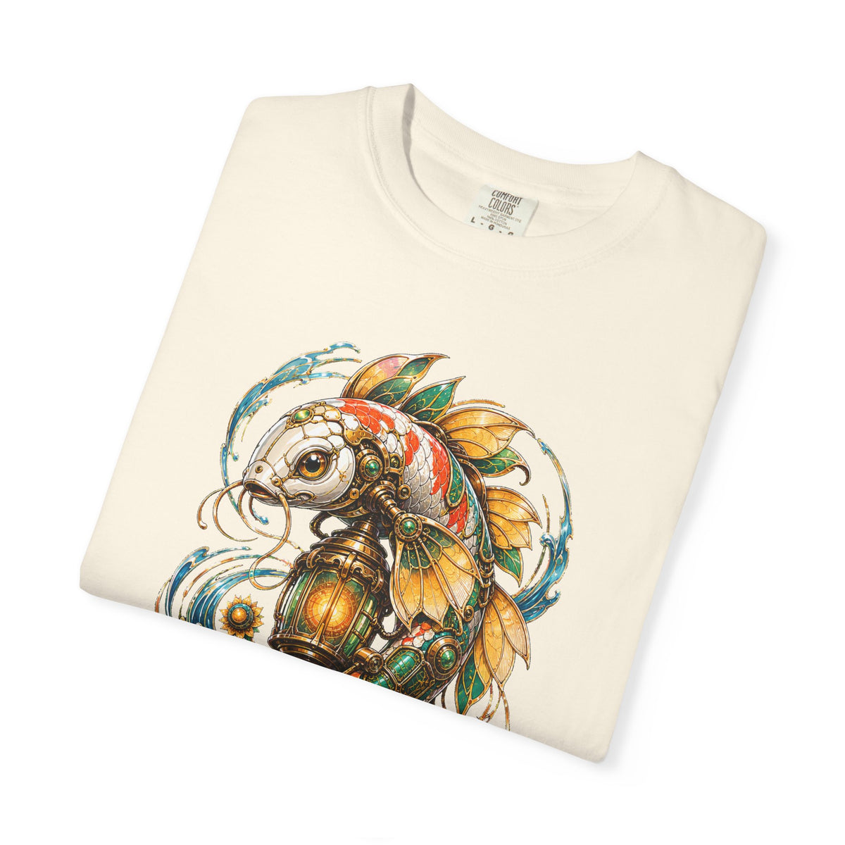 Solar Koi Lantern Mech Graphic Tee