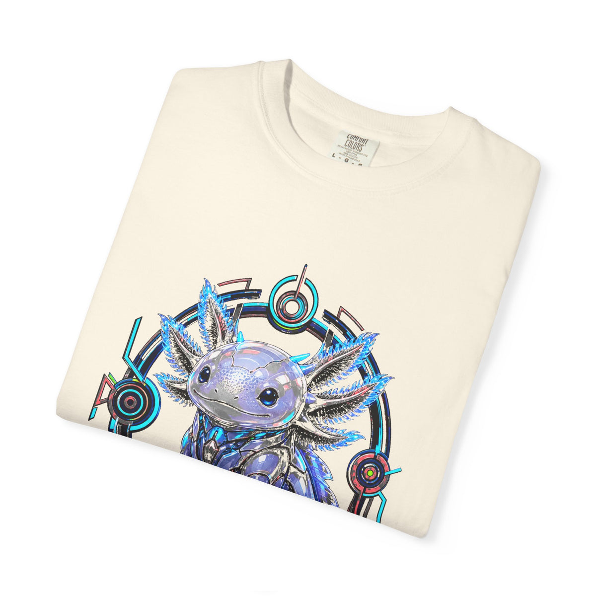 Neon Noir Glass Axolotl Graphic Tee