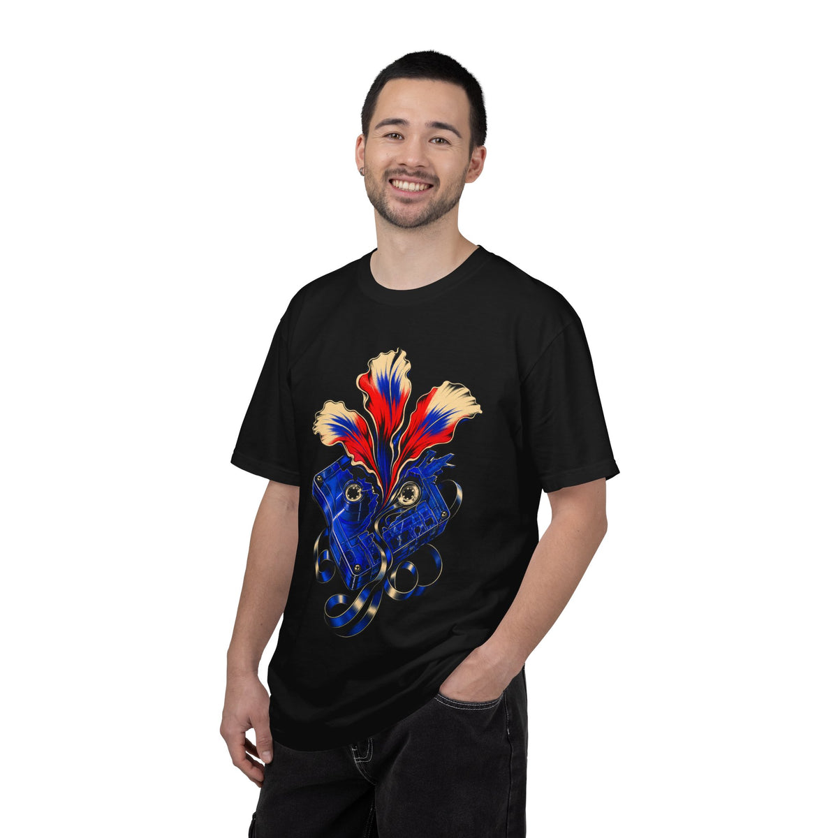 Cobalt Cassette Bloom Graphic Tee