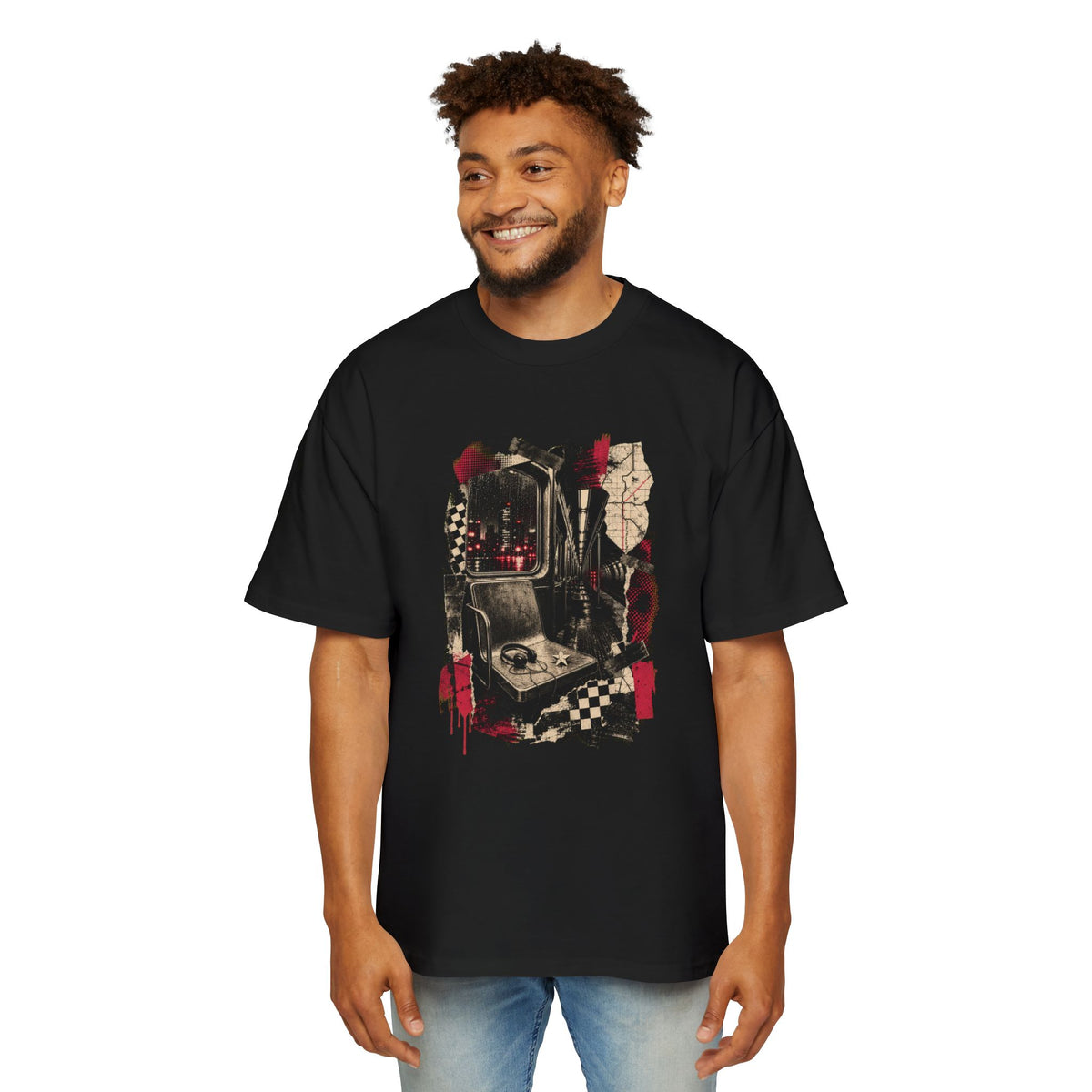 Last Train Home Heavy Oversized Emo Tee