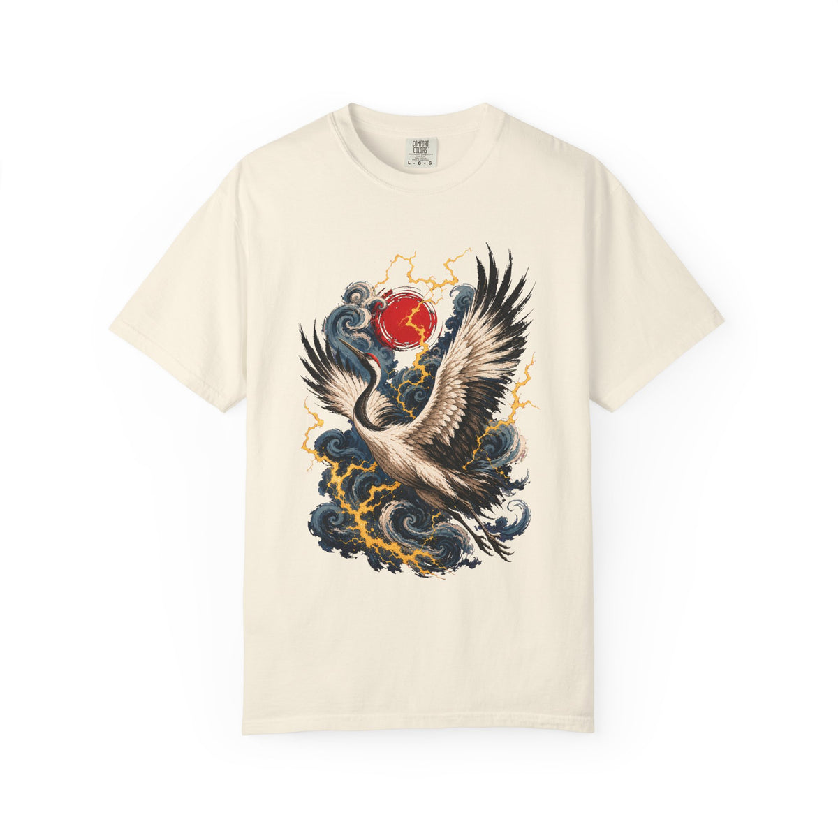 Sumi Ink Thunder Crane Graphic Tee
