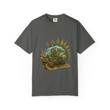 Solarpunk Snail Botanist Graphic Tee