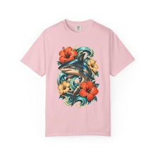 Surfcore Hibiscus Shark T-Shirt Graphic