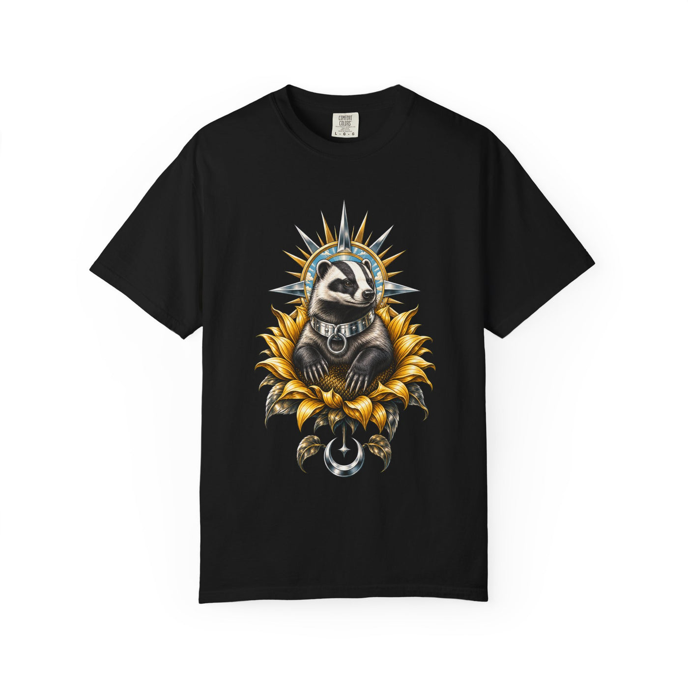 Chrome Sunflower Badger Graphic Tee