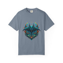 Neon Reef Manta Cyber Crest T-Shirt Graphic