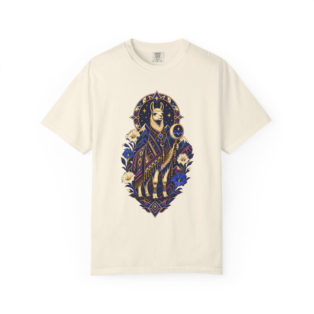 Midnight Indigo Llama Oracle Graphic Tee