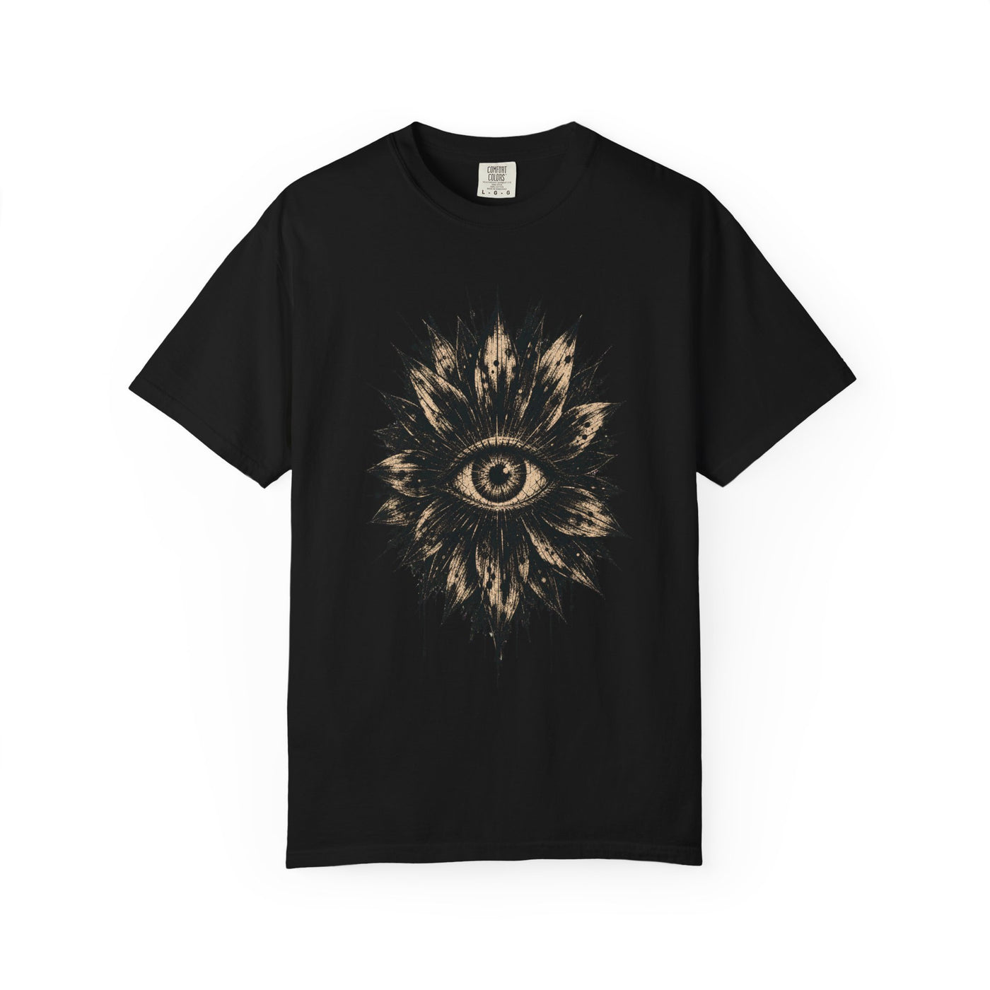 Black Bloom Eye T-Shirt Graphic
