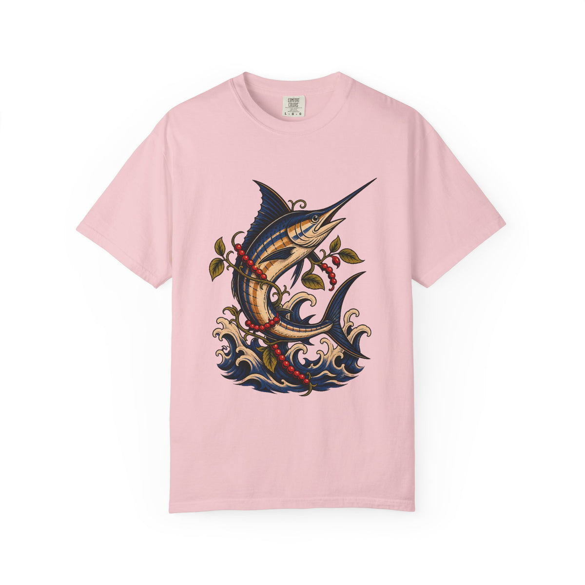 Tattoo Flash Peppercorn Marlin Graphic Tee