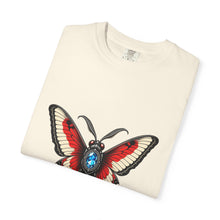 Red Gem Gothic Moth T-Shirt Graphic