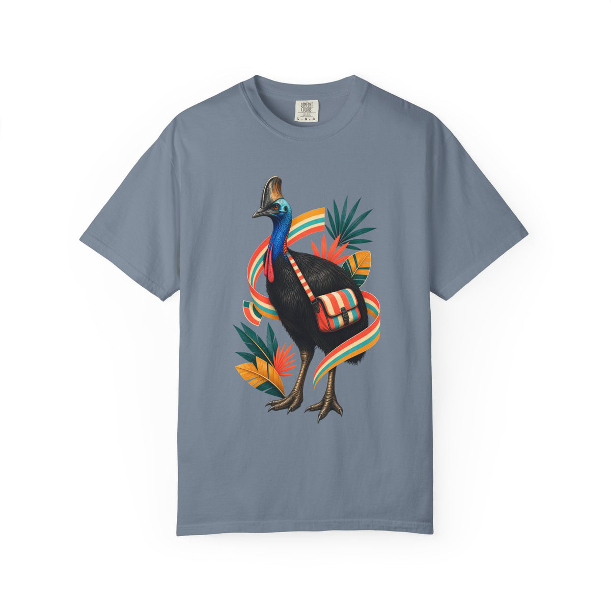 Deck Stripe Cassowary Graphic Tee