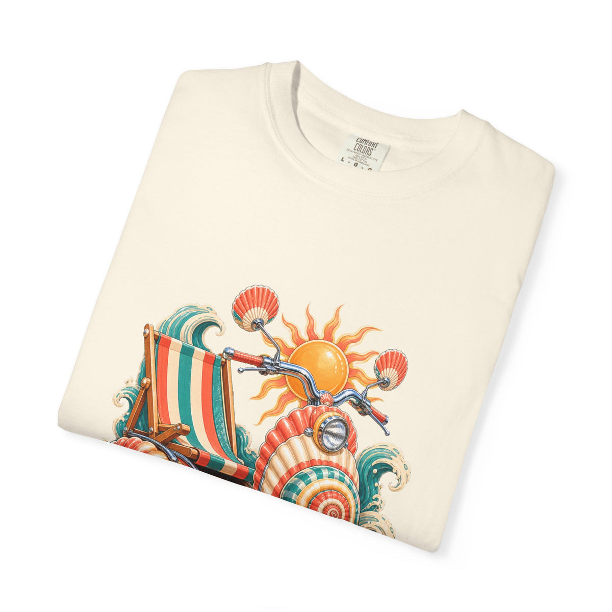 Psychedelic Deck Chair Shell Scooter T-Shirt Graphic