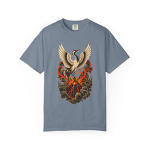 Tattoo Flash Volcano Crane Graphic Tee