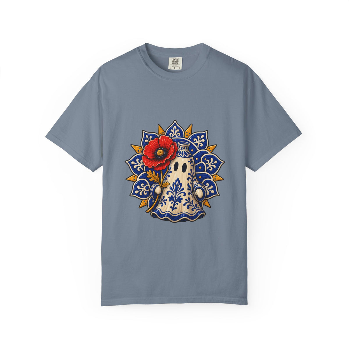 Cobalt Ceramic Ghost Graphic Tee