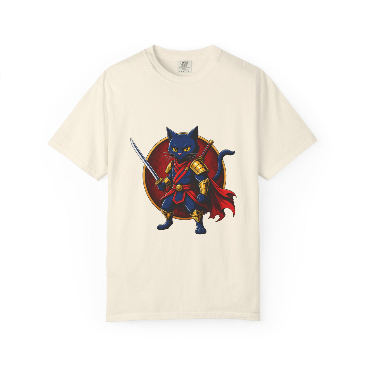Warrior Cat Samurai T-Shirt Graphic