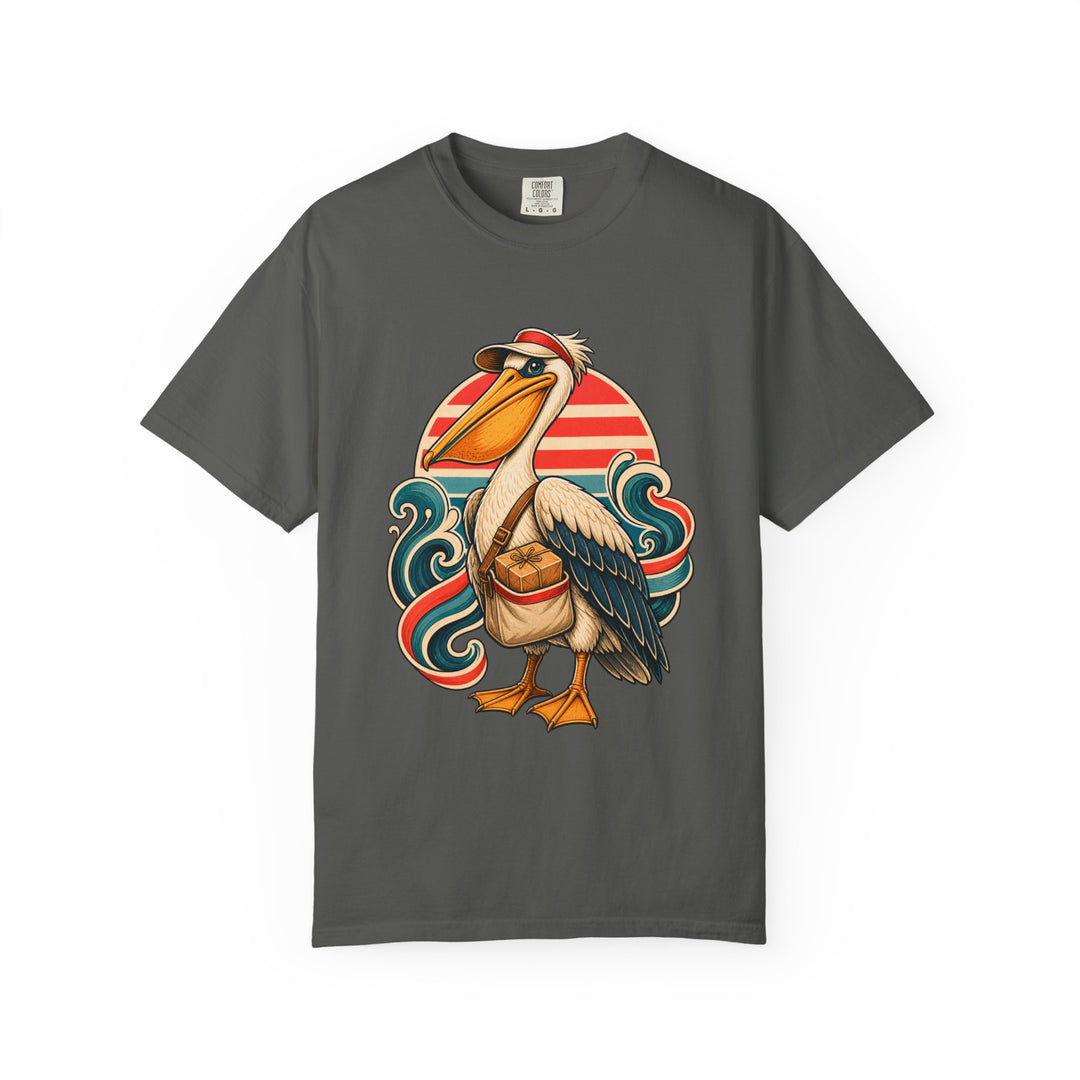 Deck Chair Stripe Pelican Courier T-Shirt Graphic