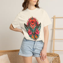 Psychedelic Hibiscus Stingray Mask T-Shirt Graphic