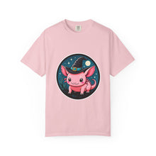 Cute Witch Axolotl Emblem T-Shirt Graphic