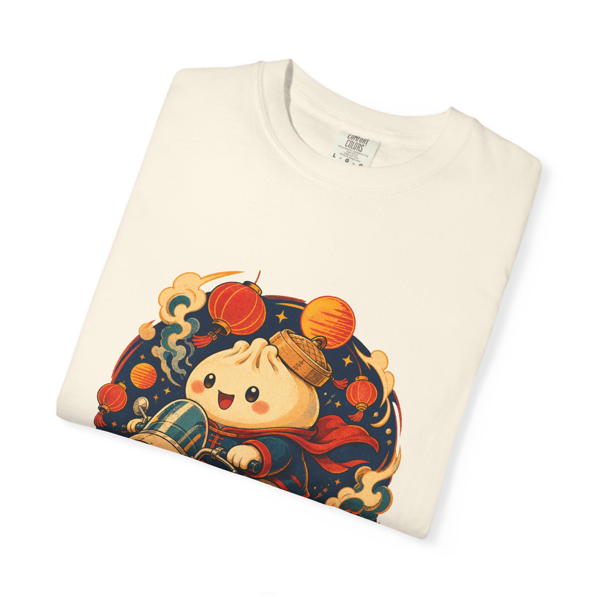 Risograph Bao Rocket Scooter T-Shirt Graphic