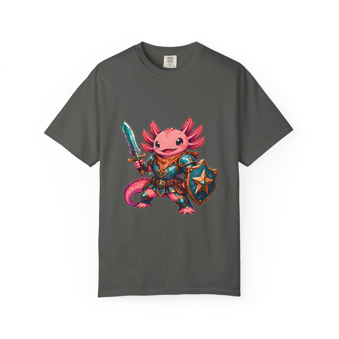 Pixel Rodeo Axolotl Paladin T-Shirt Graphic