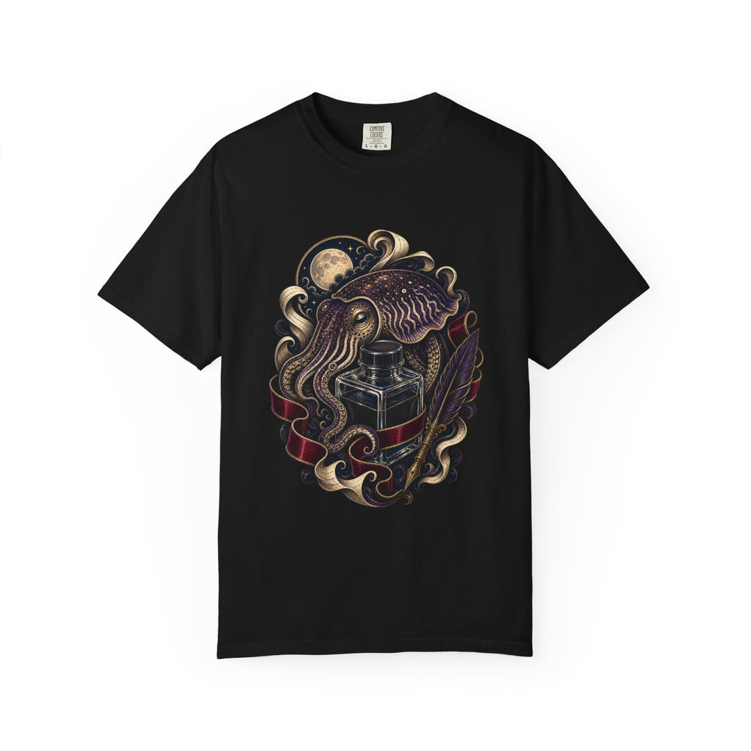 Poetcore Velvet Ink Bottle Cuttlefish T-Shirt Graphic