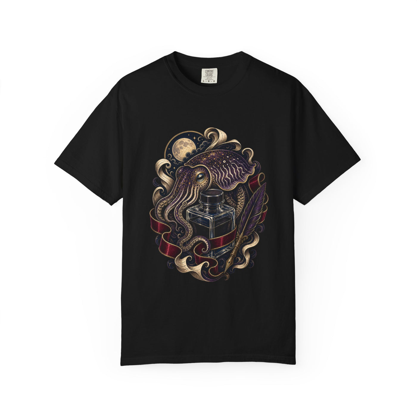 Poetcore Velvet Ink Bottle Cuttlefish T-Shirt Graphic