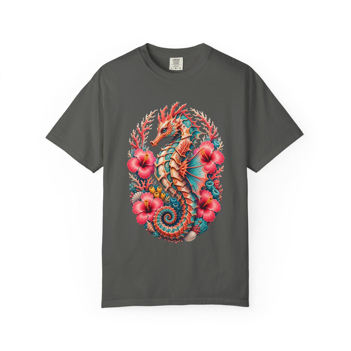 Hibiscus Reef Seahorse Guardian Graphic Tee