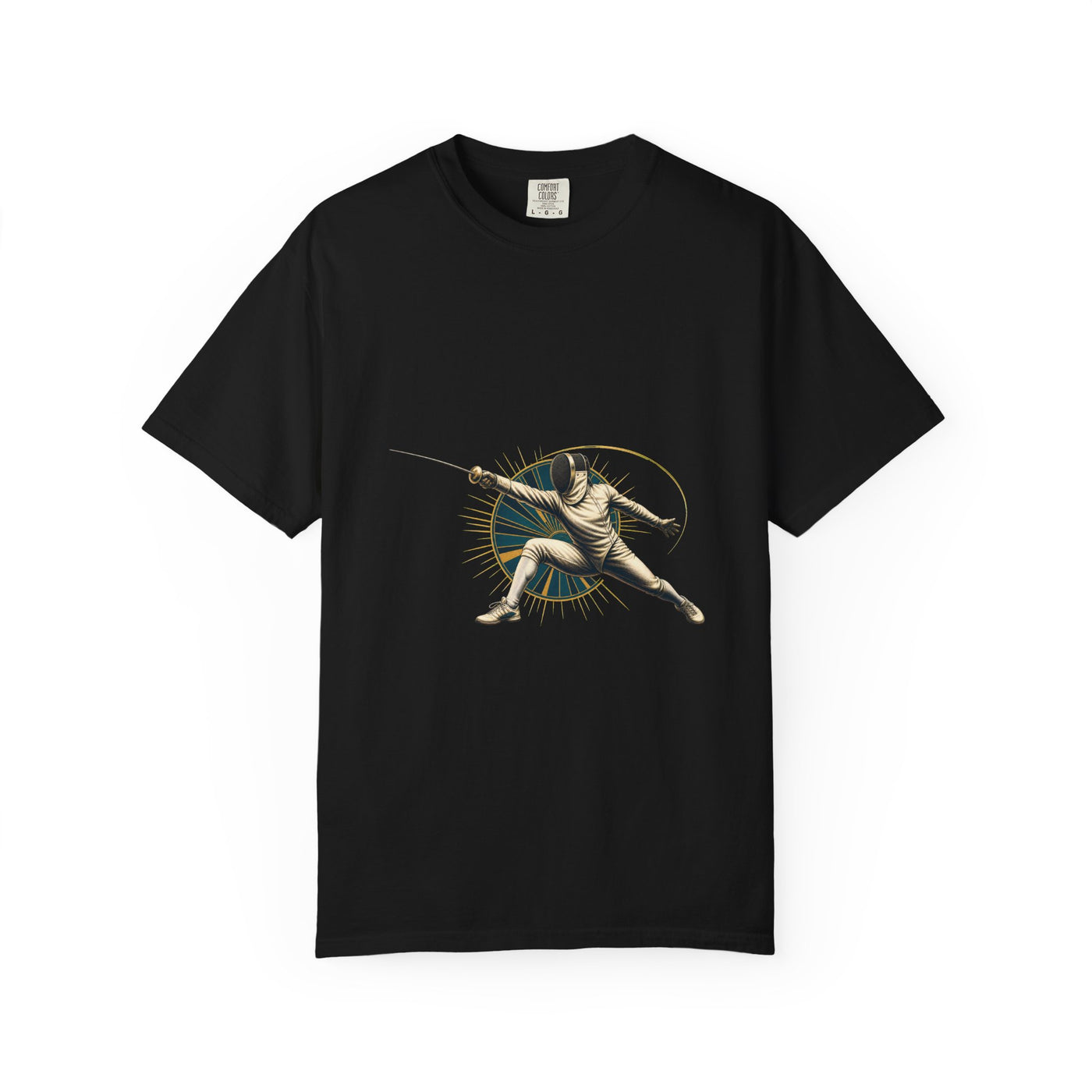 Neo Deco Fencer Lunge Graphic Tee
