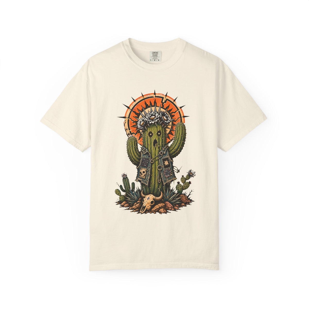 Punk Cactus Saint Graphic T-Shirt