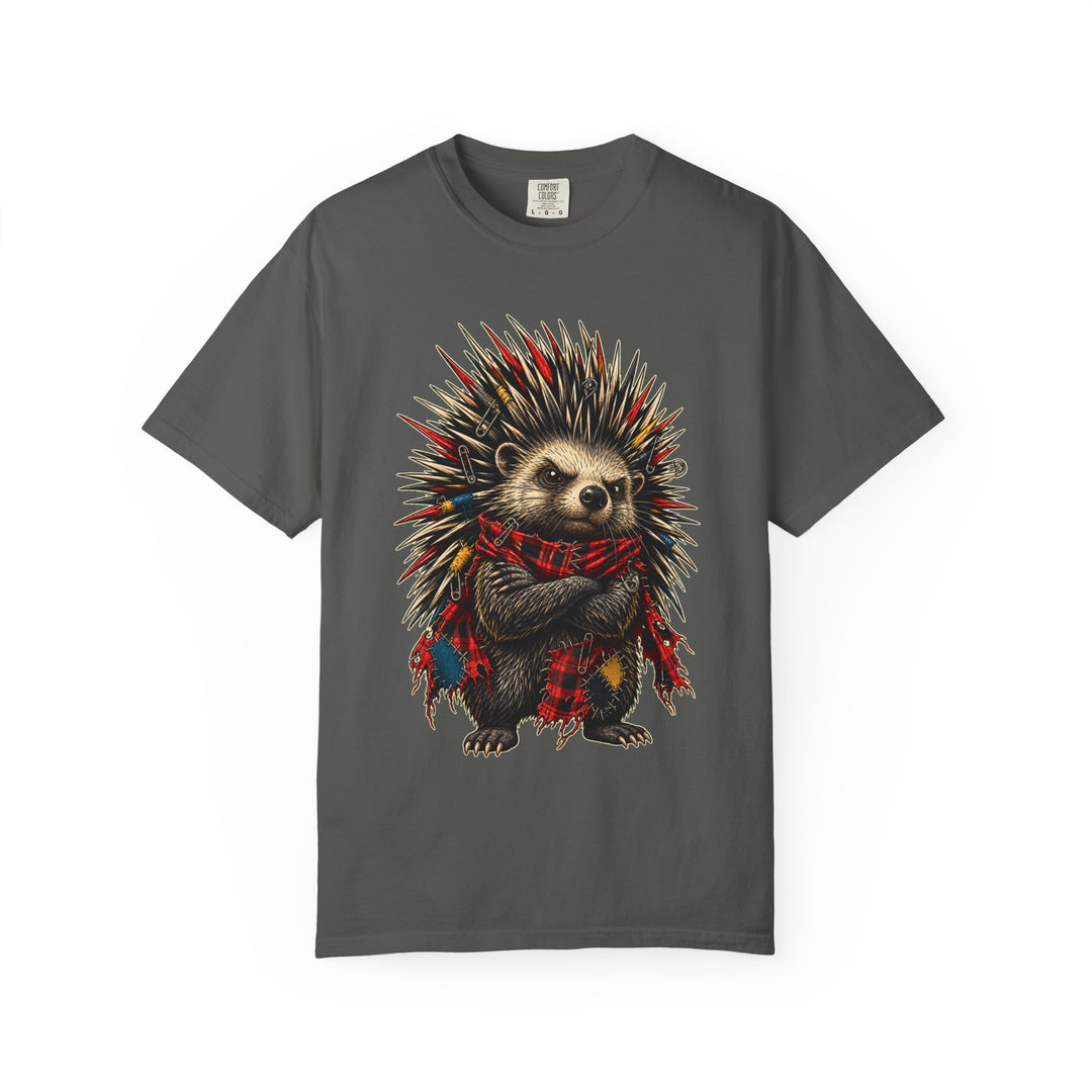 Punk Plaid Porcupine Graphic Tee