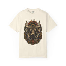 Woodcut Thunder Bull T-Shirt Graphic