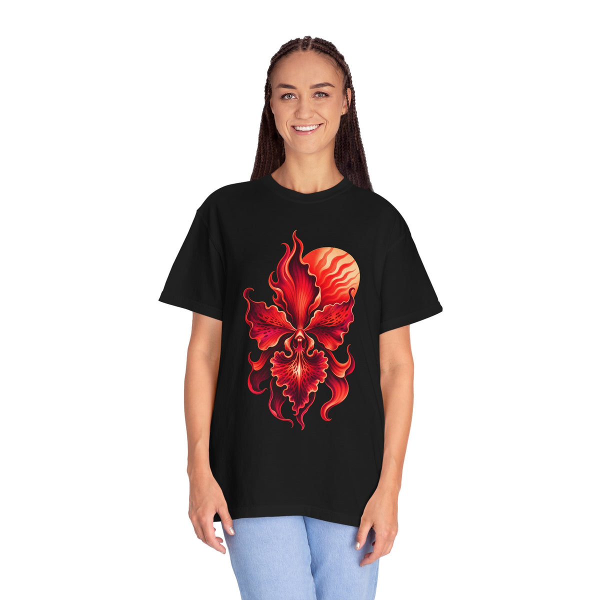 Crimson Orchid Heatwave Graphic Tee