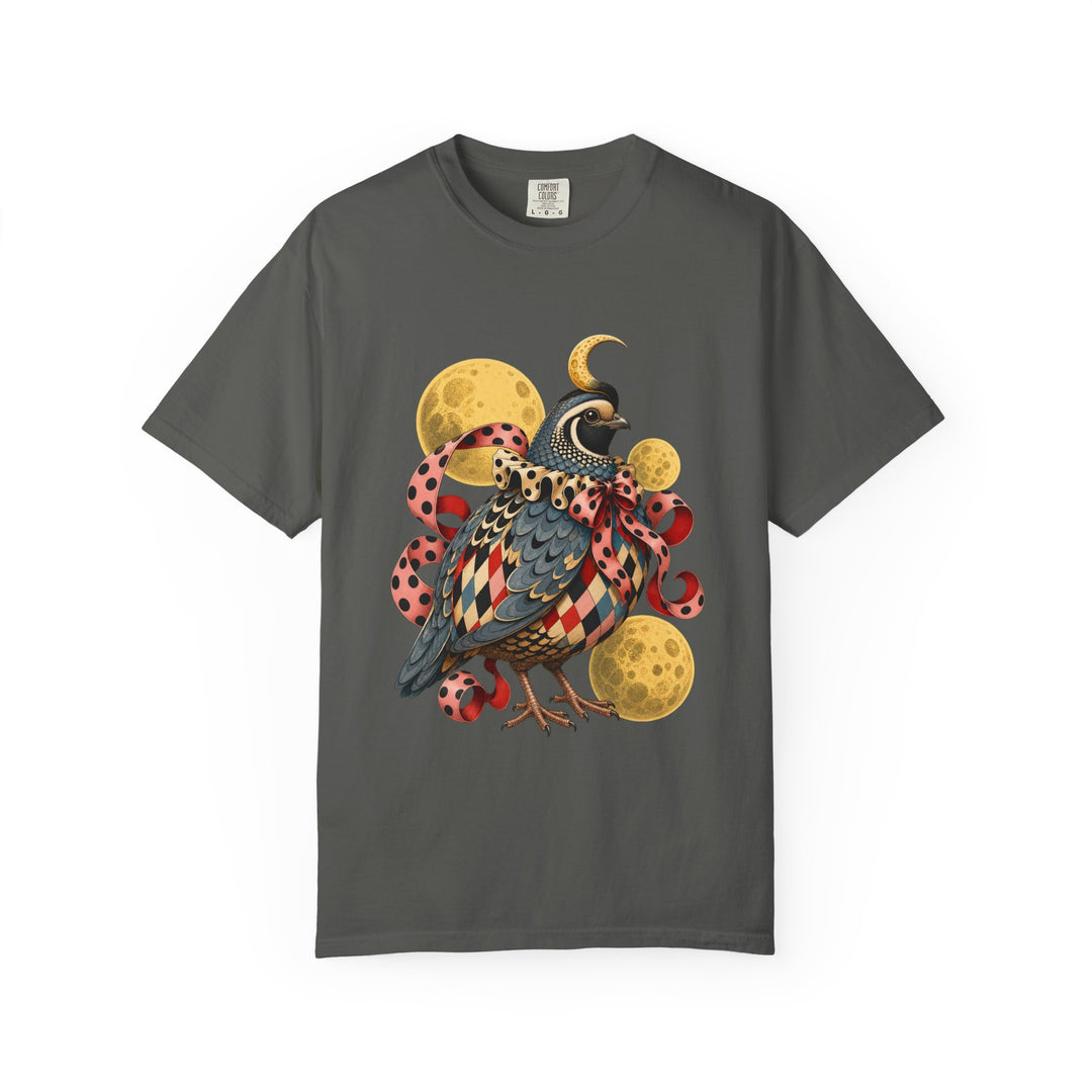 Polka Dot Moon Quail Graphic Tee