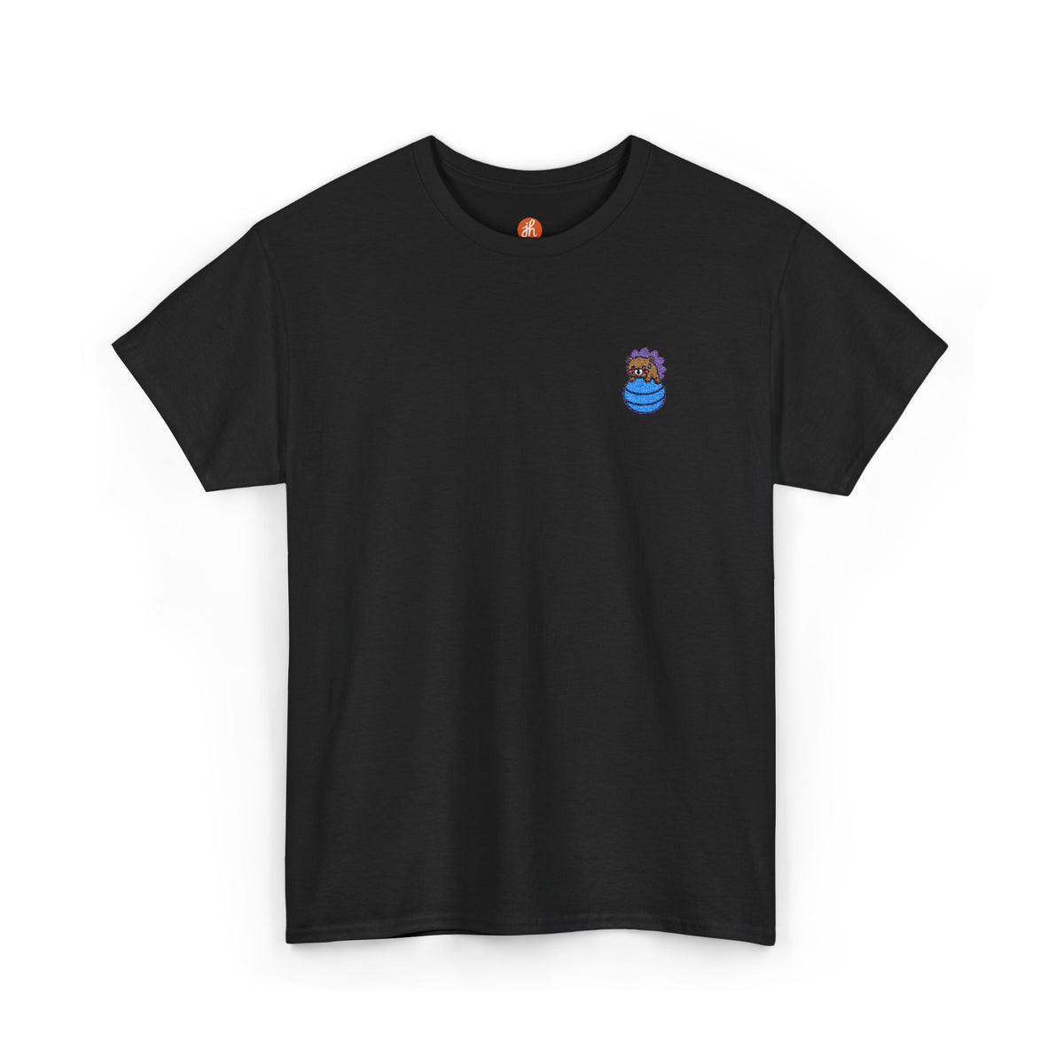 Core Prickle Hedgehog Workout Embroidered T-Shirt