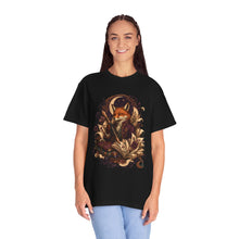 Poetcore Fox Librarian Gothic T-Shirt Graphic